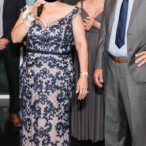 Beautiful and elegant navy blue dress 👗